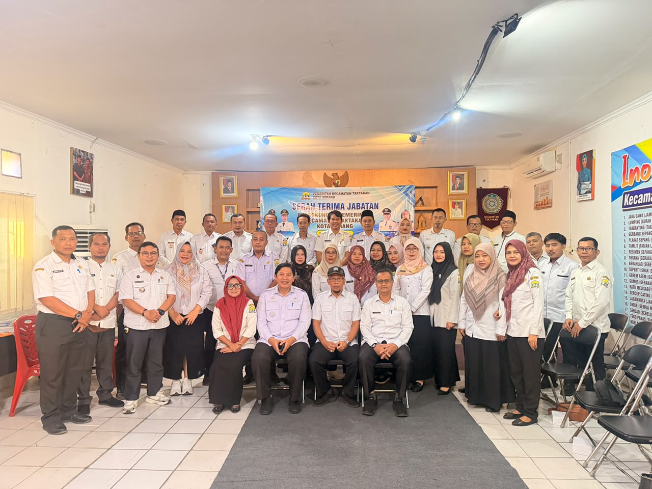 Camat Taktakan Gelar Serah Terima Jabatan ( Sertijab ) Di Lingkungan Pemerintahan Kecamatan